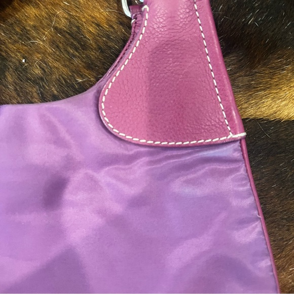 Vintage Prada Nylon and Leather Shoulder Bag - Picture 6 of 11